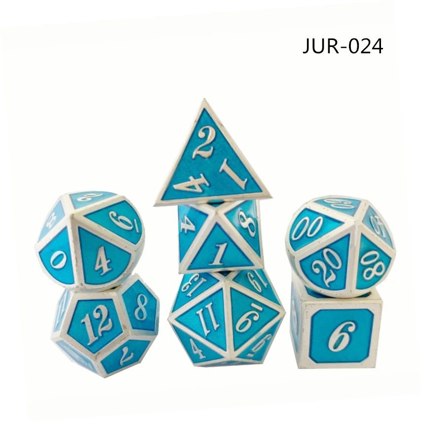 Manufacturer specializing in the production of zinc alloy multi-sided metal dice casual entertainment game dice