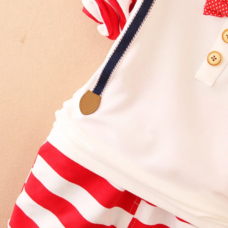 Stripe 2 pieces set spring baby child clothes 1-3 years boys 2024