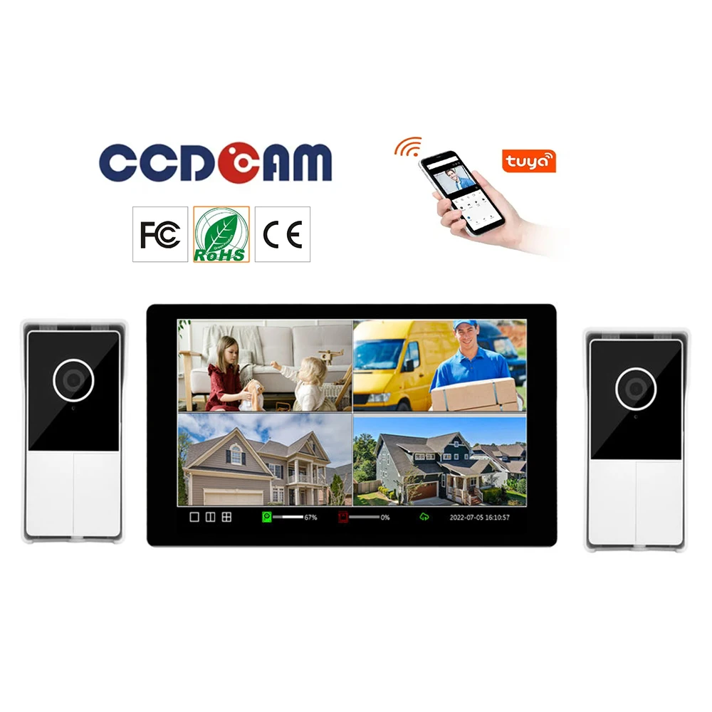 Беспроводная камера-звонок для видеосъемки, 1080 P