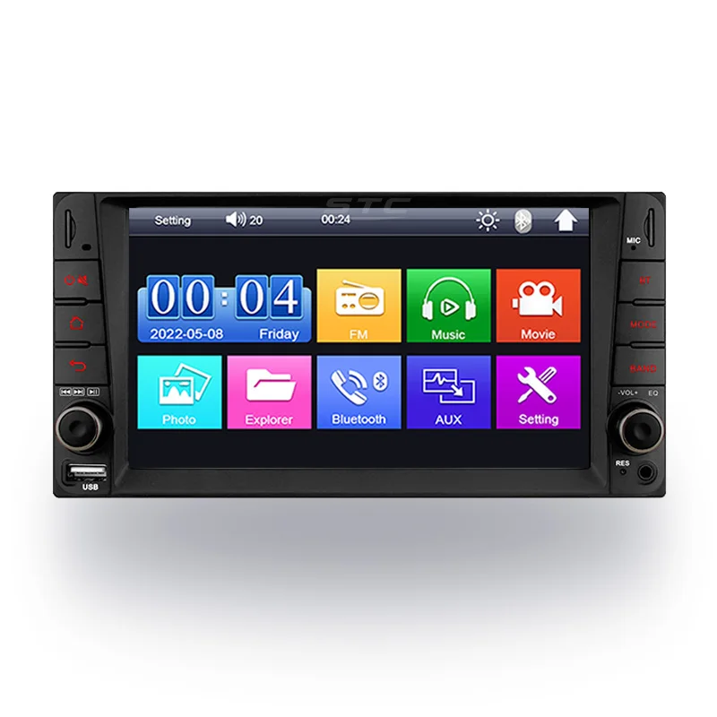 7 inch universal car dvd player MP5 Carplay Android auto TFT LCD 2din Car Multimedia Video MP4 MP5 Player