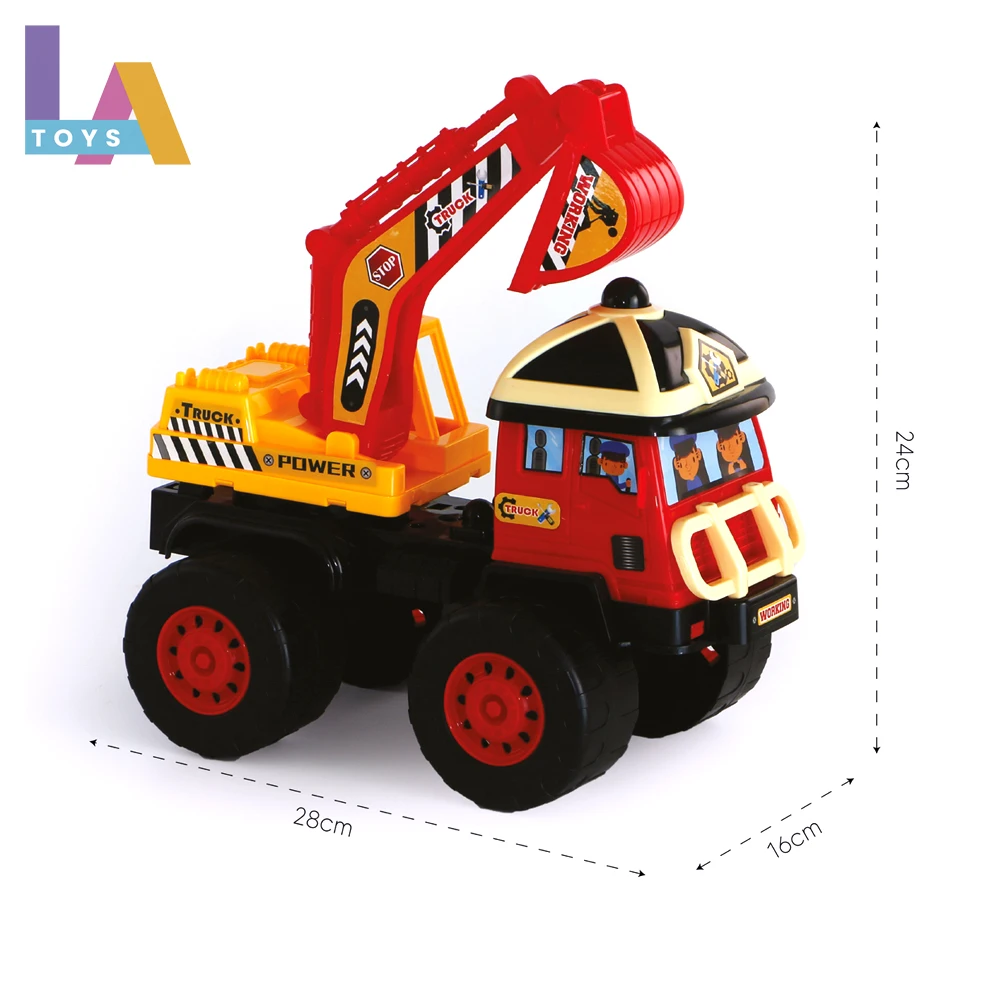 Longthuy сделанный во Вьетнаме игрушечный грузовик новый инерционный Игрушечный Грузовик дешевый пластиковый кран экскаватор автомобиль игрушки