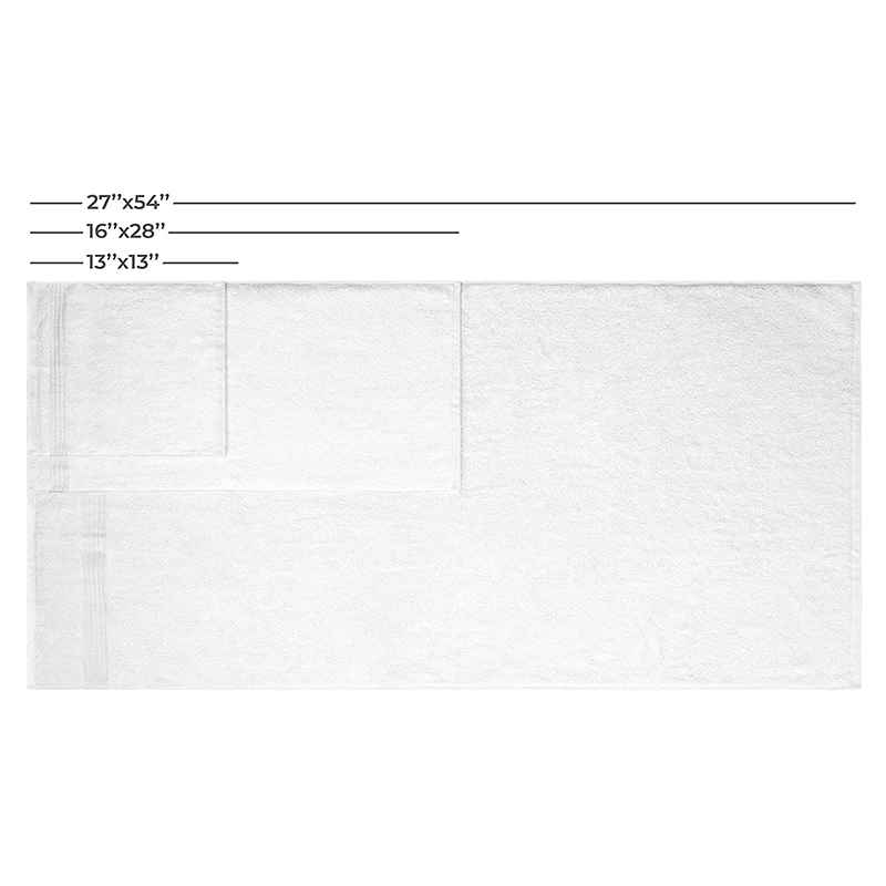 Wholesale Super Soft Highly Absorbent 100% Turkish Cotton 6 Piece Bathroom Bath Towel Set for Luxury Hotel Spa