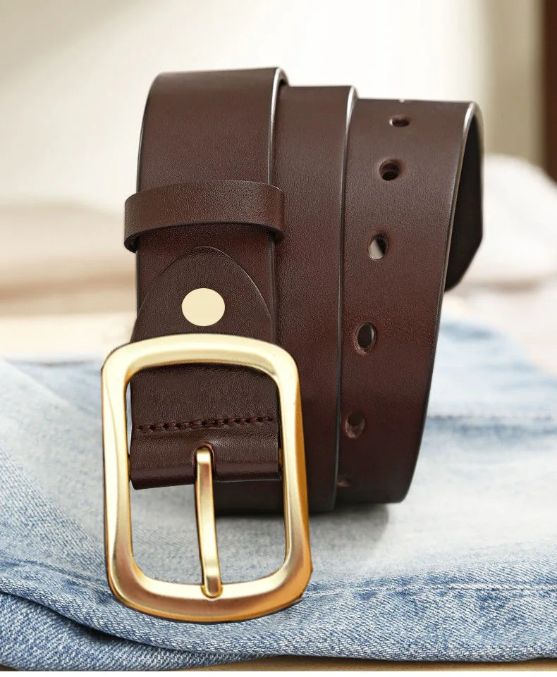Customize Leather Belt For Men Genuine Leather Custom Logo Premium Quality Belt For Men In Pure Leather