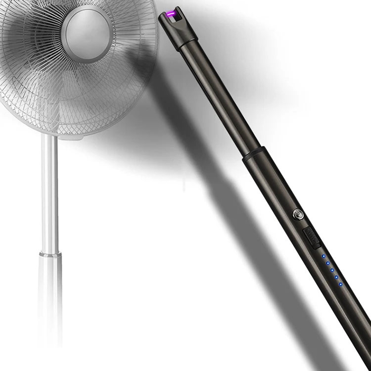 wholesale supplier cheap outdoor kitchen gifts windproof bbq charcoal candle usb rechargeable electric lighter no gas electronic