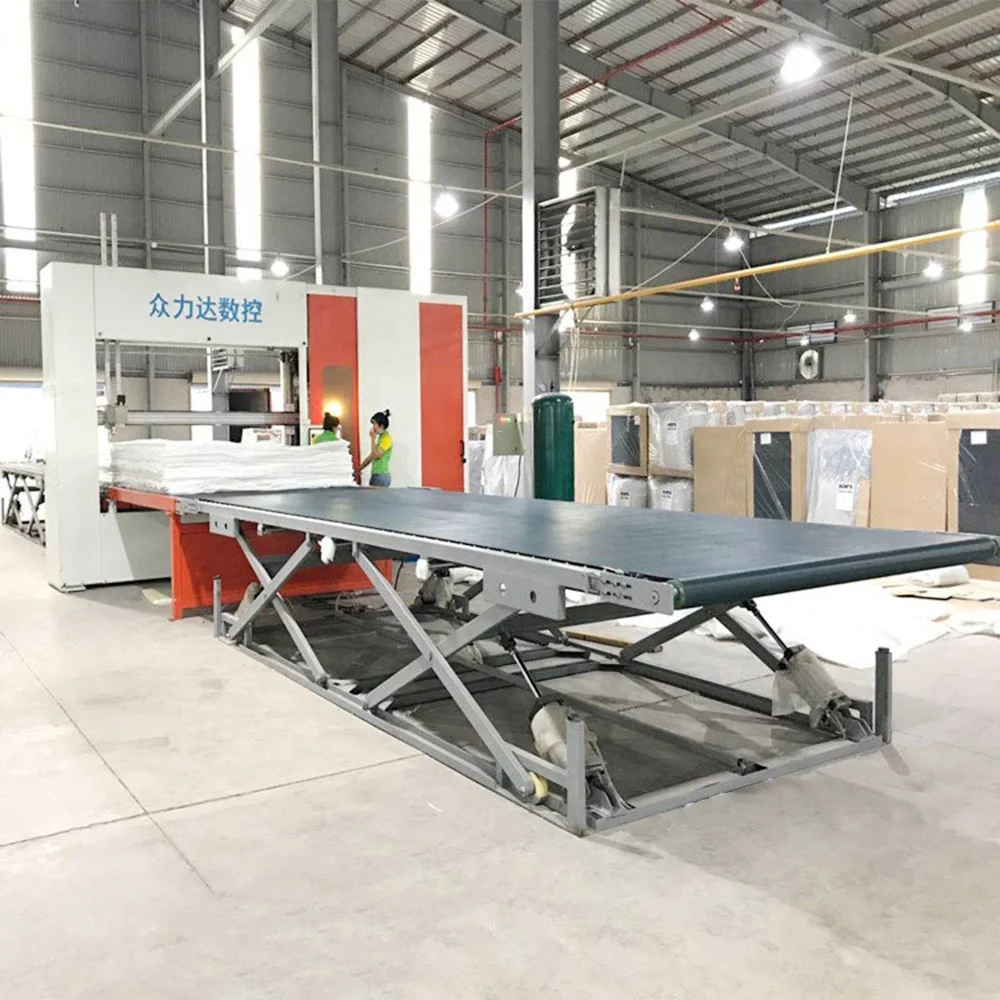 Custom made New Fully Automatic CNC Large 3d vertical horizontal double use cutting machine for sponge eva factory