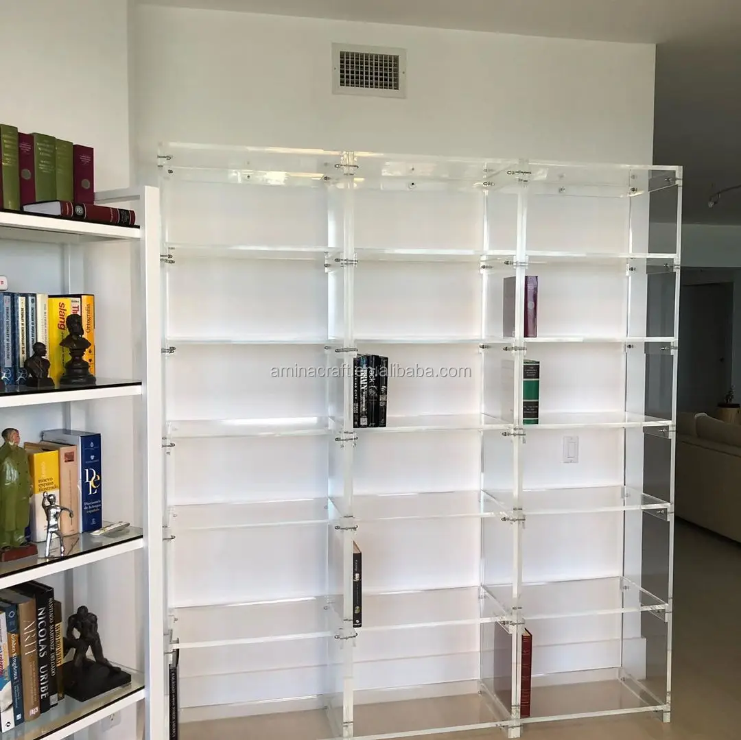 Amina Craft Acrylic Book Shelf Stand