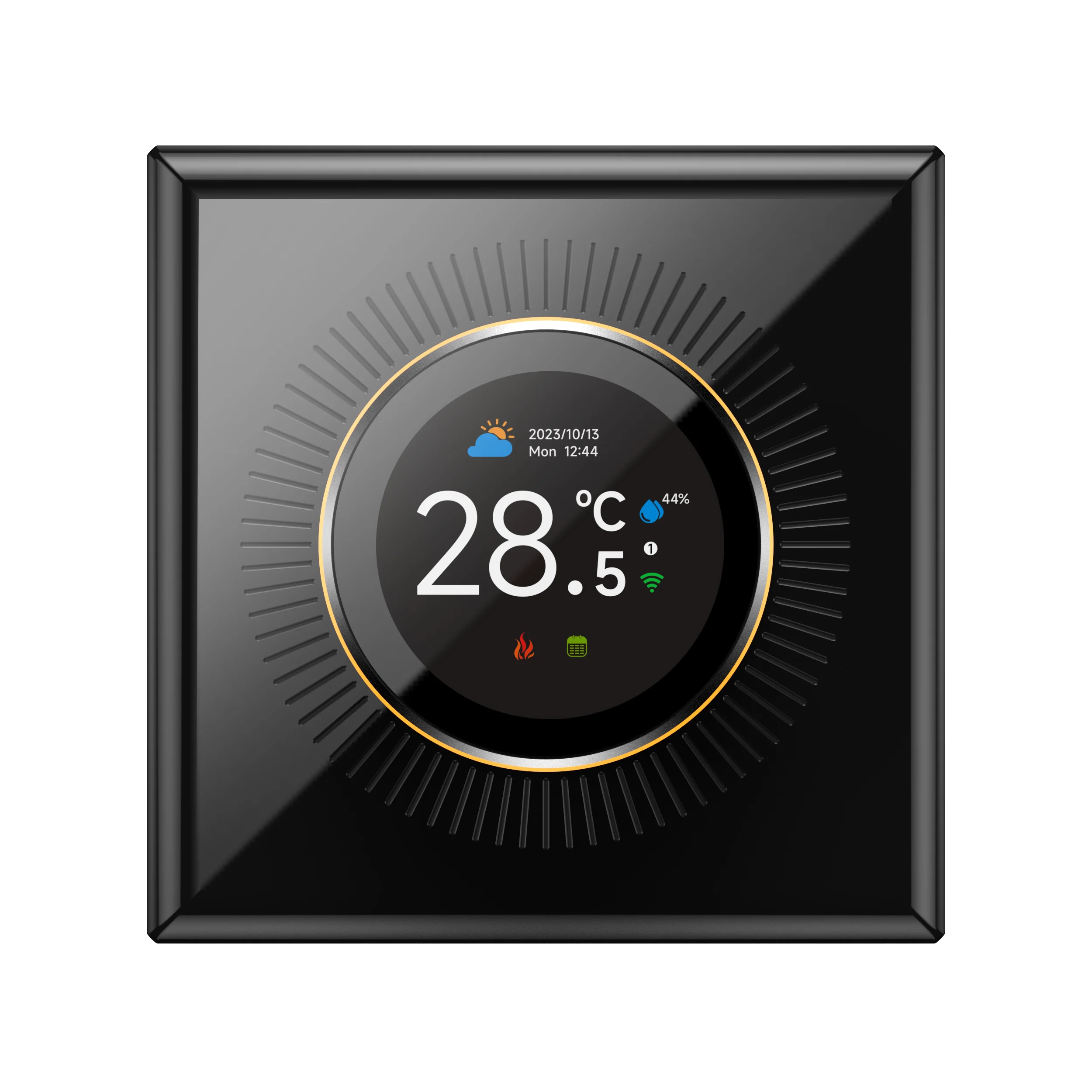 Smart Home 5+1+1 Programmable Heating Knob Thermostat With Cellphone App Remote Controlling
