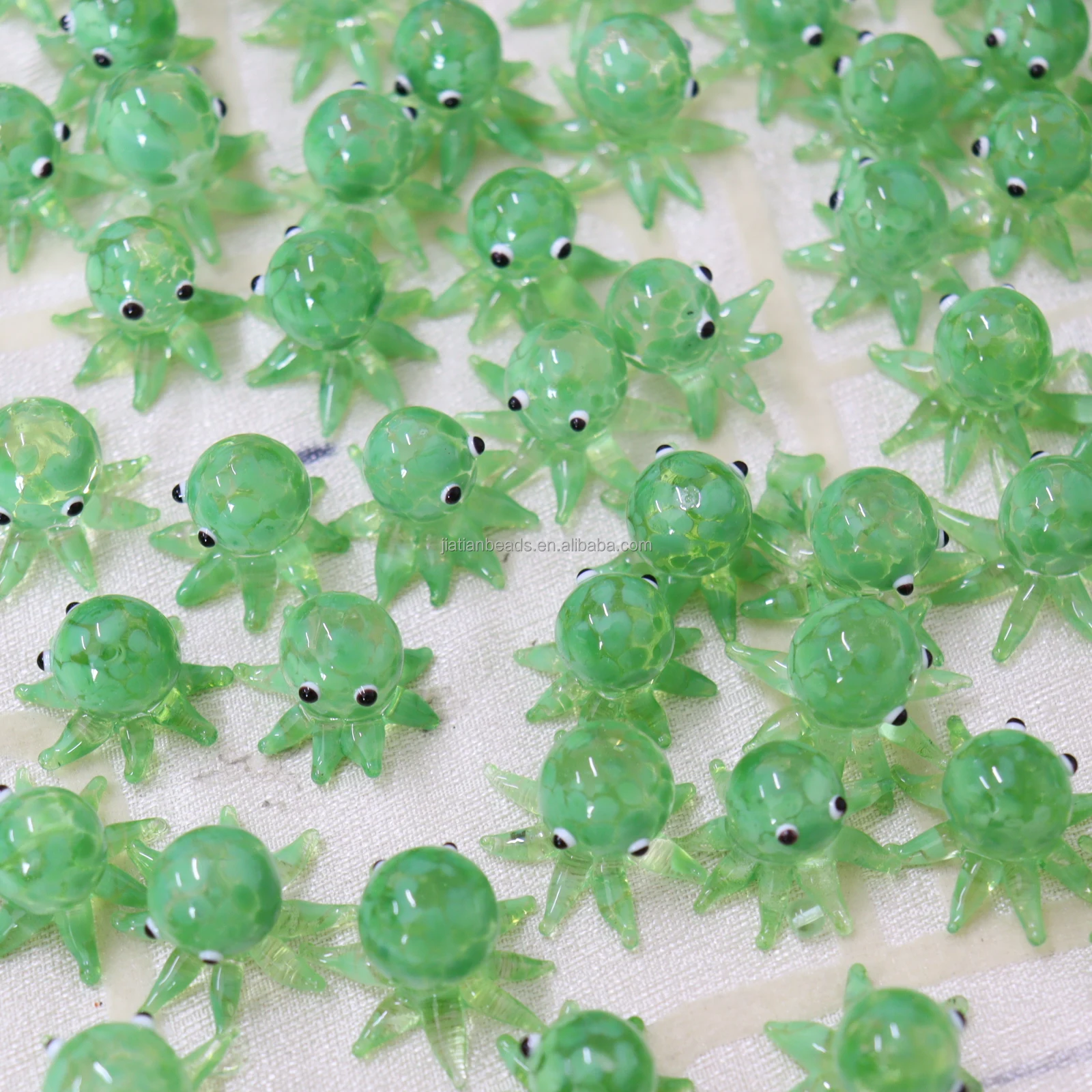 factory customize cute octopus glass animal miniature figurine home decor office decor