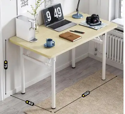 simple style cheap computer desk MDF board with power coating homework table of KC-T0810