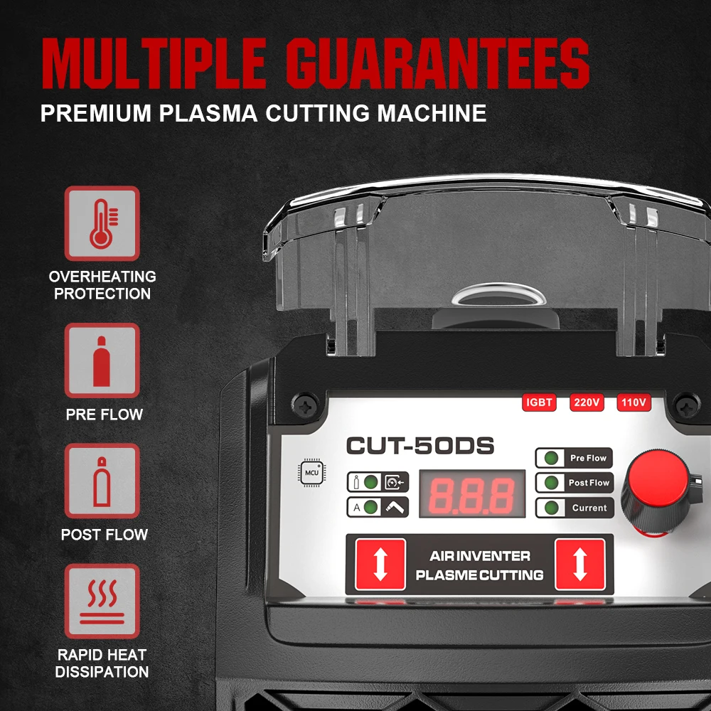 ANDELI CUT-50DS High-Frequency Plasma Cutting Machine 2022 New Arrival HF DC Air Plasma Cutter Cut Thickness14mm Clean