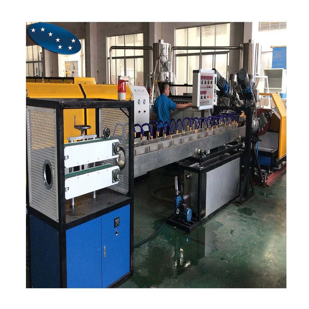 PVC spiral steel wire hose production line drainage pipe extrusion machine