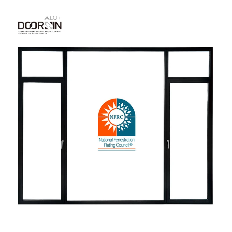 Energy Saving Panoramic Picture Windows Villa House Hurricane Impact Sound Proof Aluminum Tilt And Turn Glass Windows