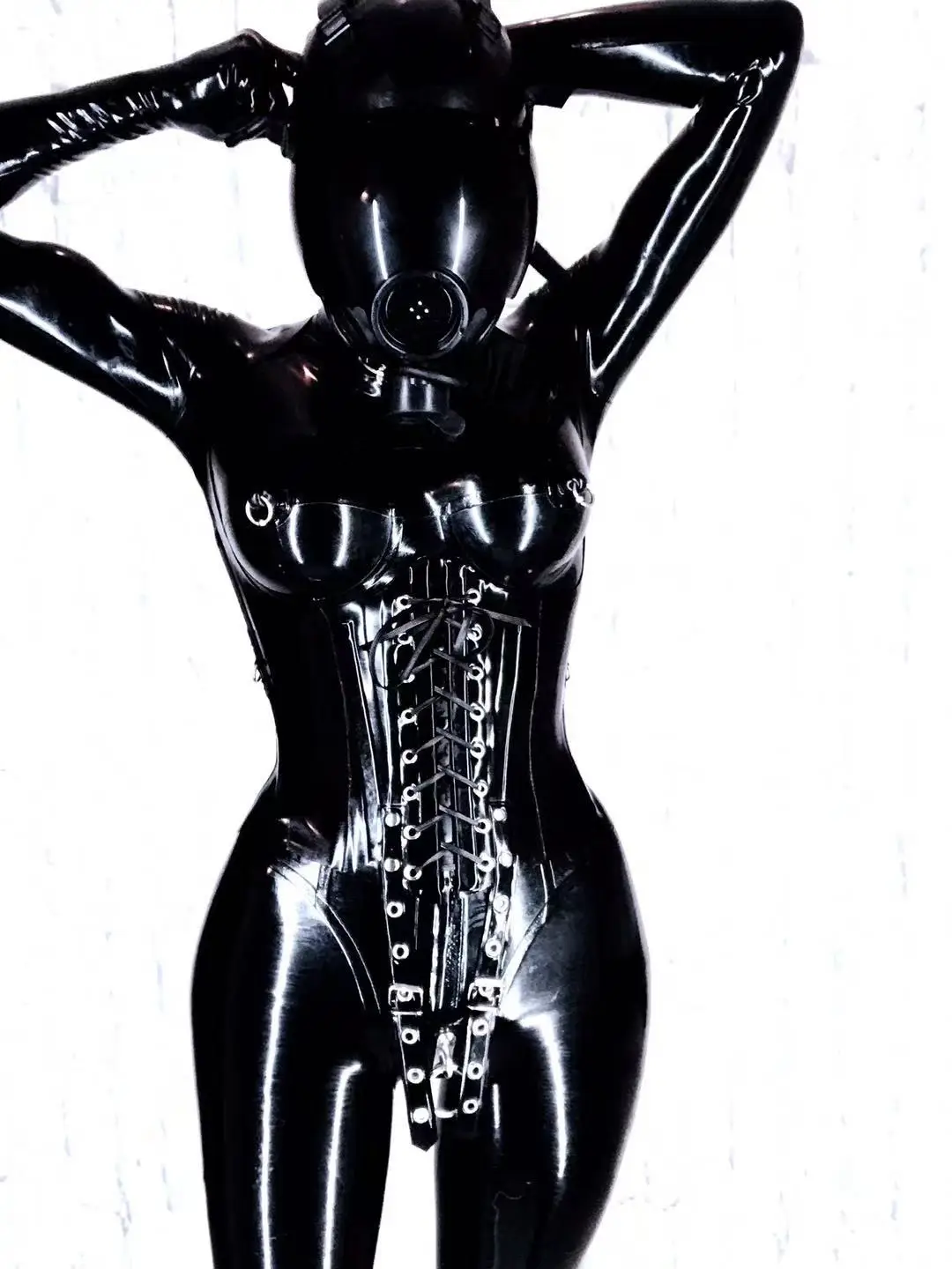Black Latex Suit Sexy Latex Suit Latex Suit Woman