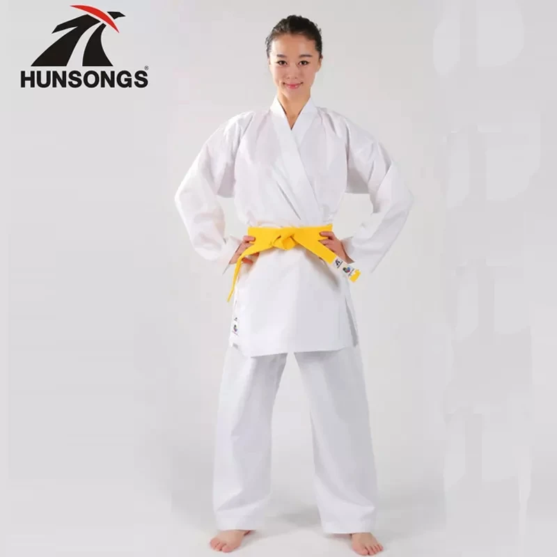 Order in ali baba from china Custom 100% cotton wkf approved karate uniforme coton
