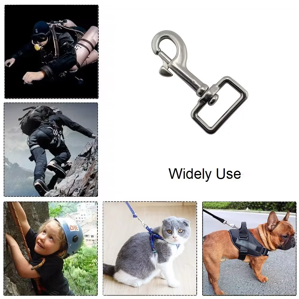 Wholesale Factory Custom 20MM Metal quick release buckle D ring/ Dog snap hook/ adjustable clip set for Dog collar hardware