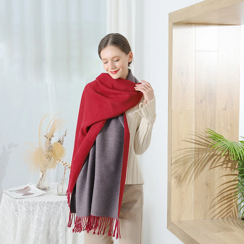 200x70cm Fashionable women 38%wool + 62%Pashmina winter scarf Excellent for ladies
