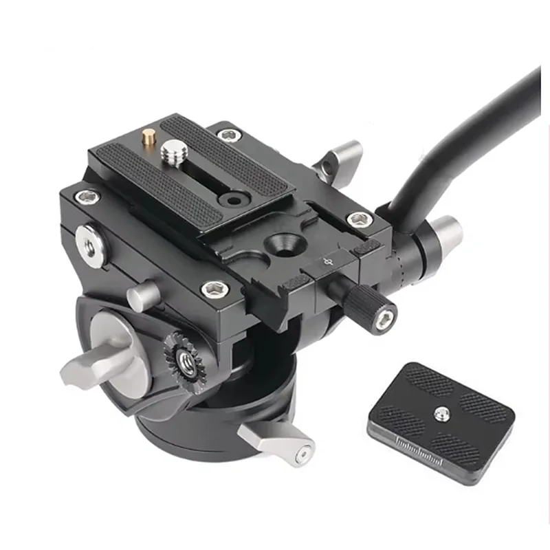 Video Accessories CAVIX Professional Light-weight Tripod Hydraulic Fluid Ball Head For 10KG Camera