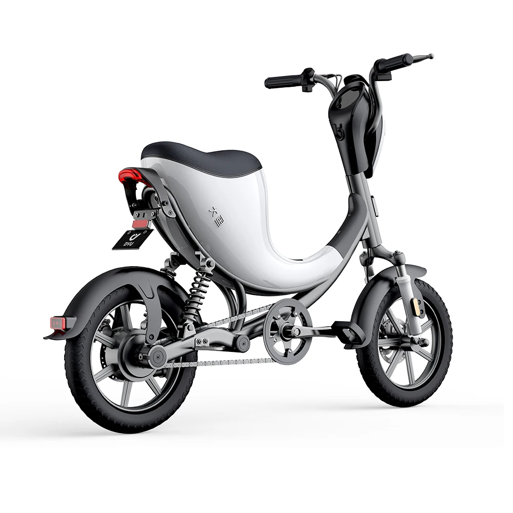  Горячая продажа 48V 400W электрический велосипед 14 дюймов шины двигатель е-скутер способный преодолевать Броды 12.5AH литиевая батарея 50 км дю цапля L1 Шэньчжэнь для