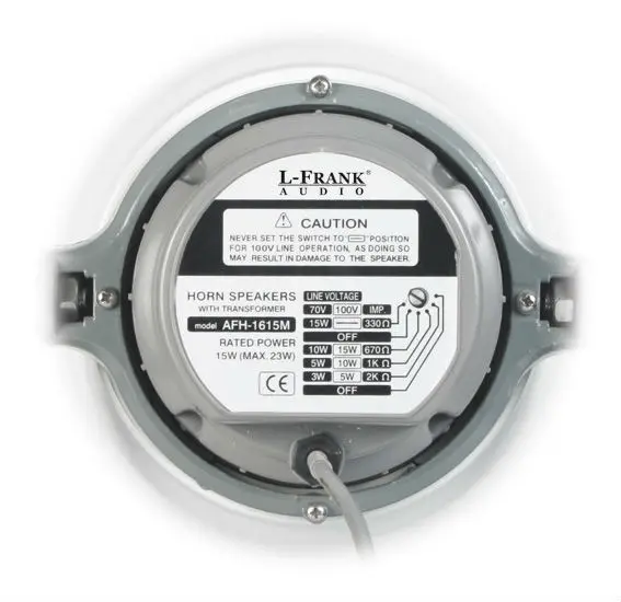 H630 20' 100V 30W IP56 Waterproof Driver Unit PA Power Horn Speaker