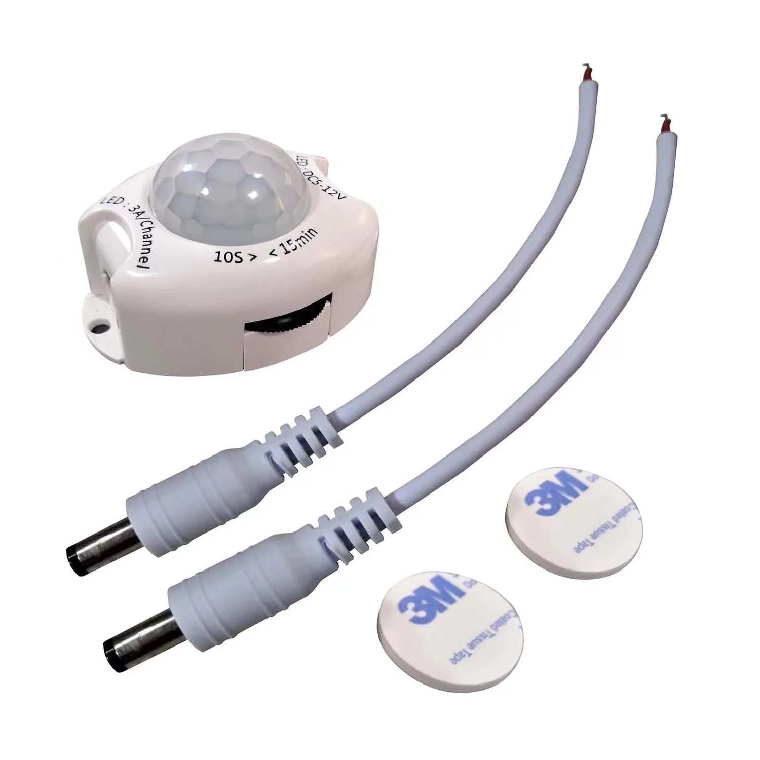 DC12V 24V Time Distance Adjustable Dimmer Mini Smart PIR human automatic infrared motion sensor For Light Control