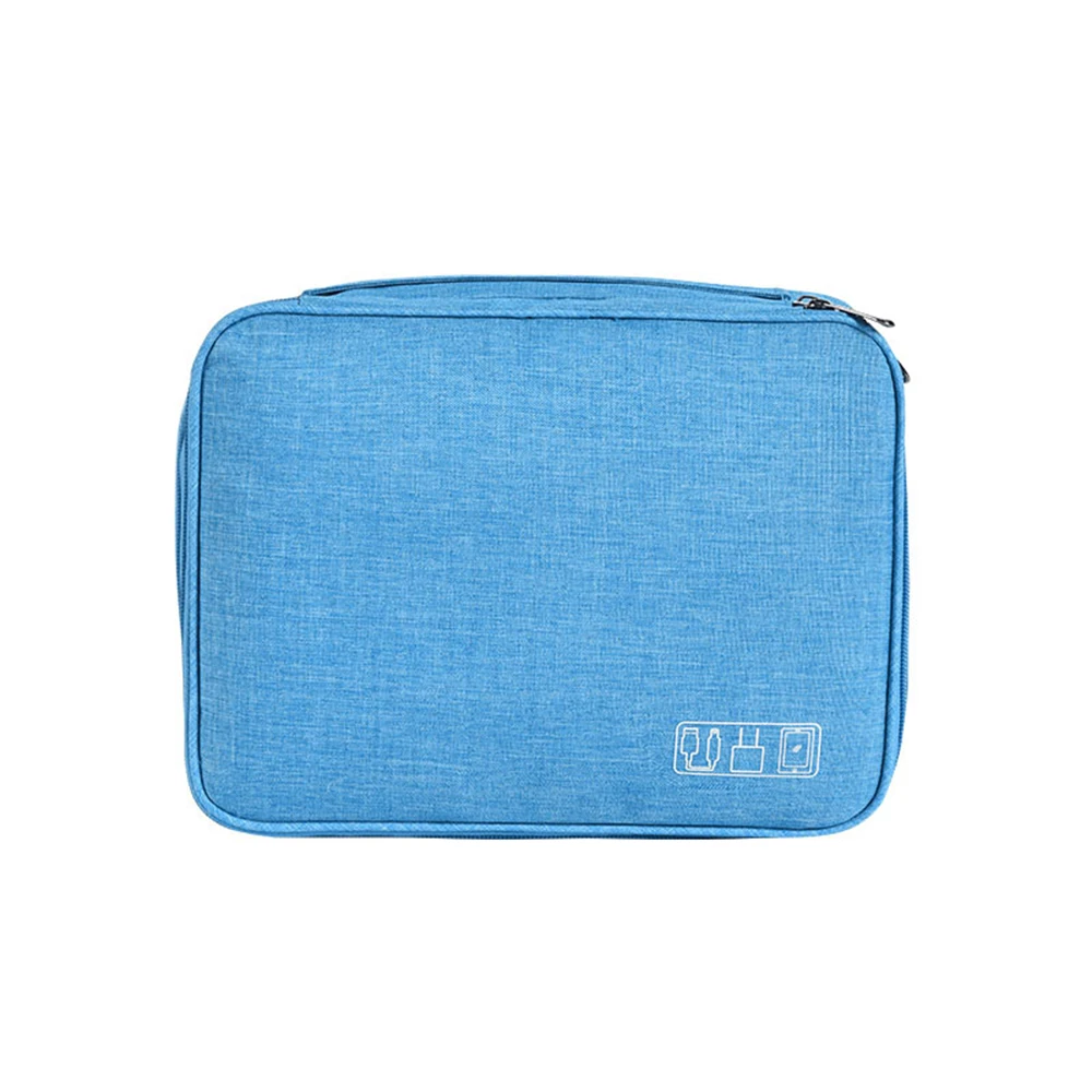Headphone digital bag three-laye cosmetics storage bag wholesale anti-collision charging treasure data Wire storage box