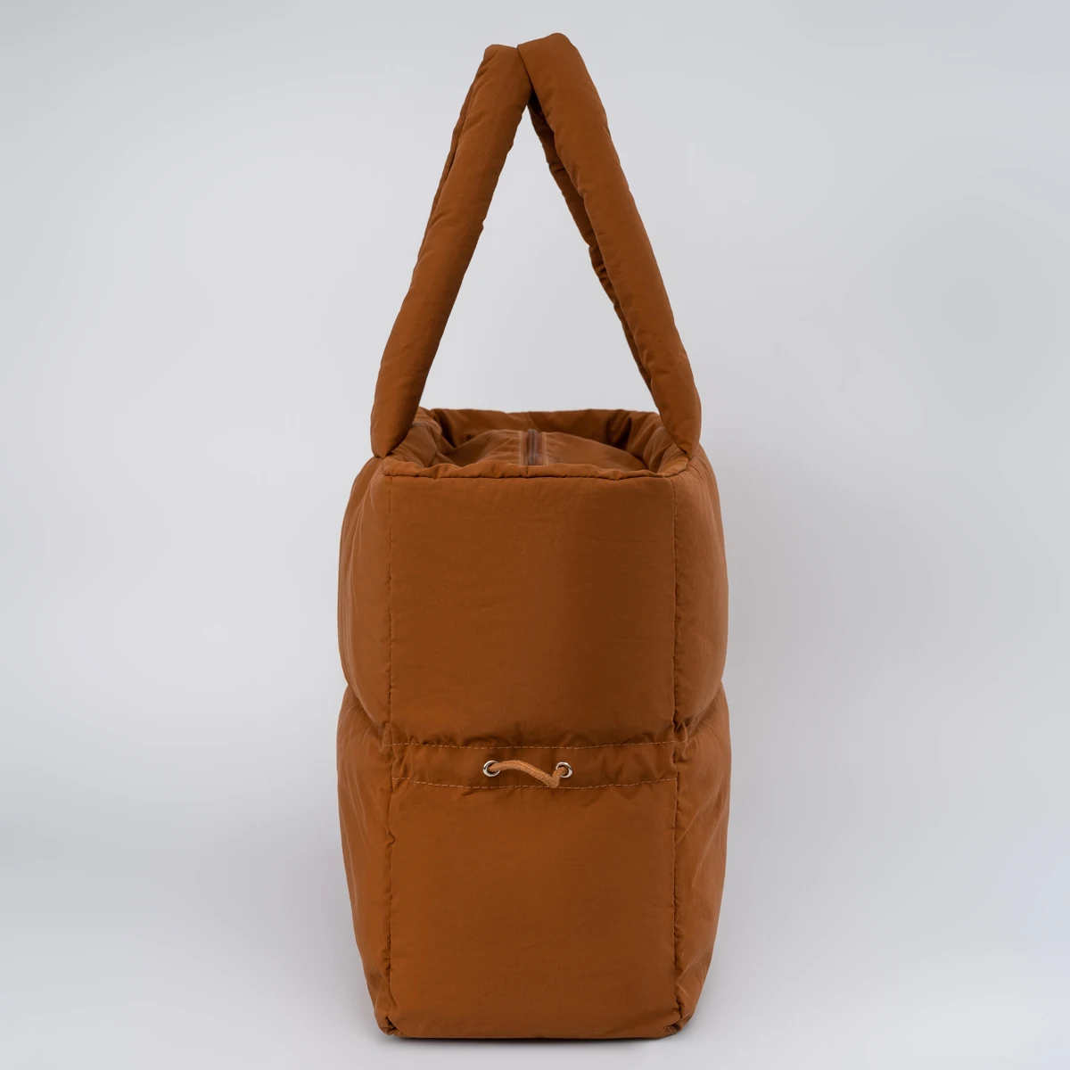 New arrival drawstring quilted tote bag for women puffer hobo handbag customized brand polyester puffy tote bag