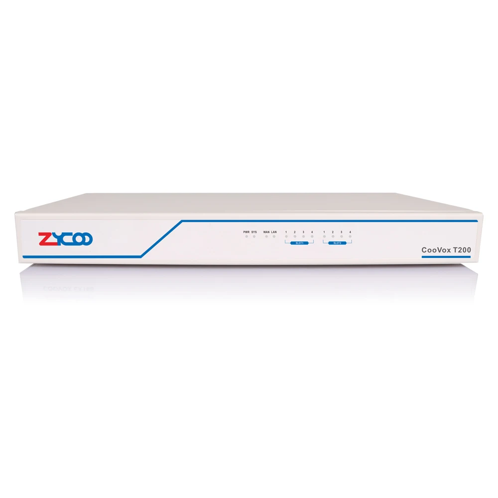 Zycoo IP PBX T200 support 200 Extension SIP Users