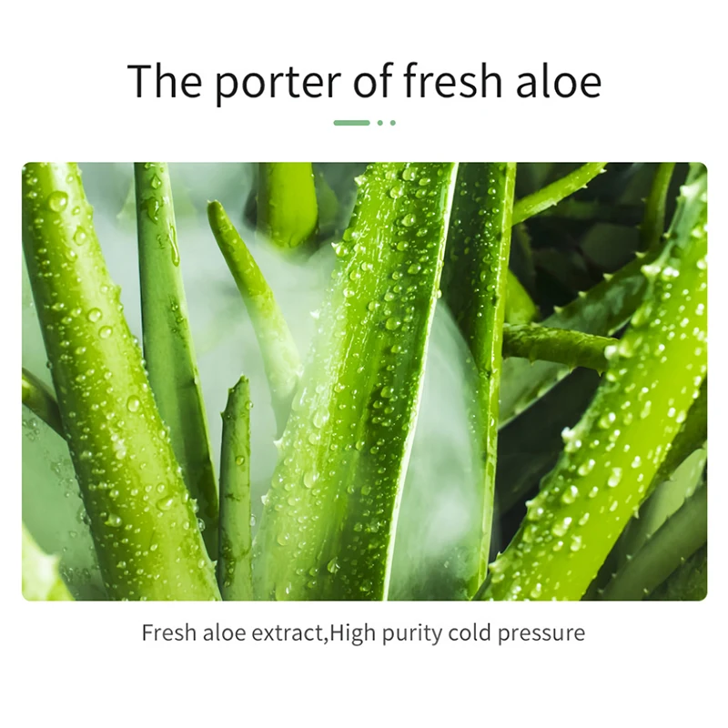 Wholesale pure natural facial skin care aloe vera gel private label high quality herbal aloe vera gel