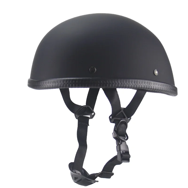 DOT Cheap Factory OEM motorcycle  Personality Retro Scoop Helmet EE Half Electric American Matte Black Helmet