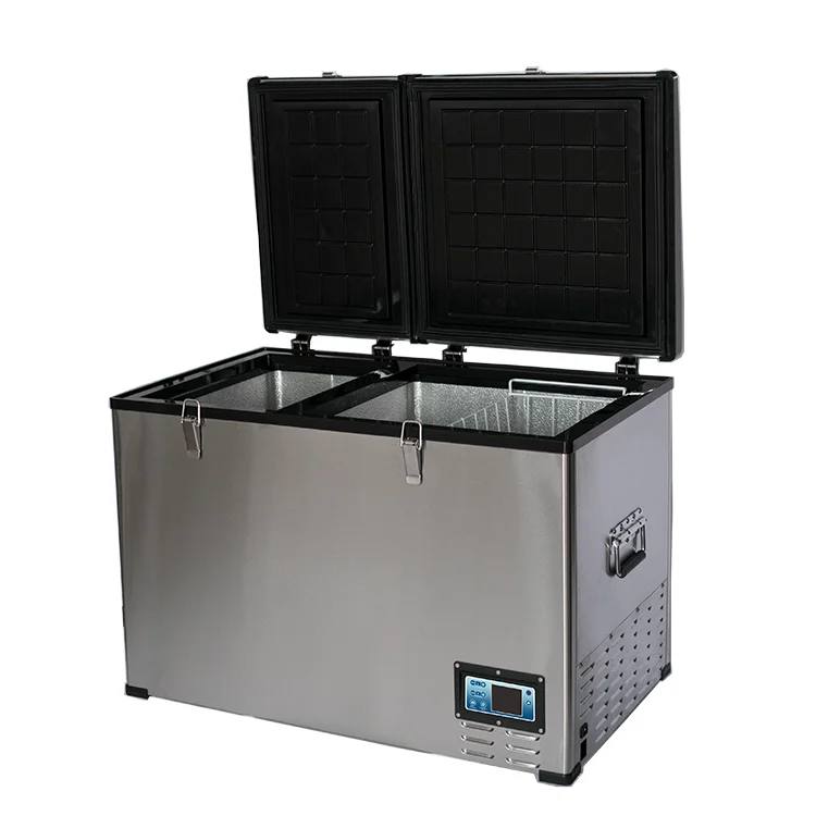 84 Quart Portable Electric Car Cooler Refrigerator  Freezer Compressor Camping Electric Cooler