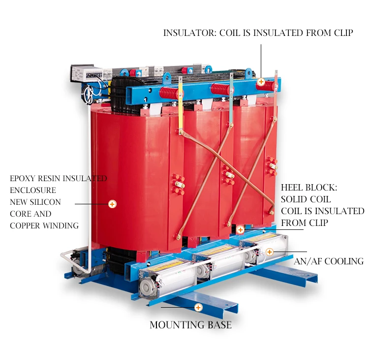 Manufacturer supply Copper transformer 25kva 630 kva 3 phase transformer price