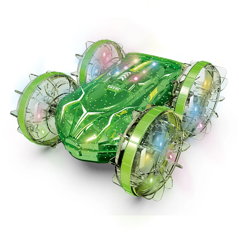5 Channels Car Toy With Light Control 360° Drift  Waterproof Toy Hydrocar Stunt Car Remote Control Car