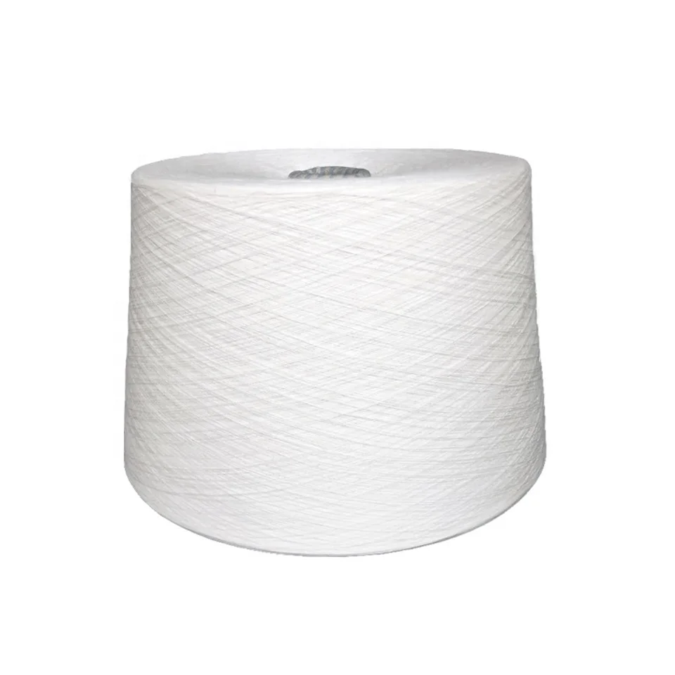 TC 65/35 80 20 CVC 50 50 60/40 Yarn Raw White Pc Weaving Ne 45S 30S 20S 12/1 32/2 60S Combed Poly Cotton Polyester Blended Yarn