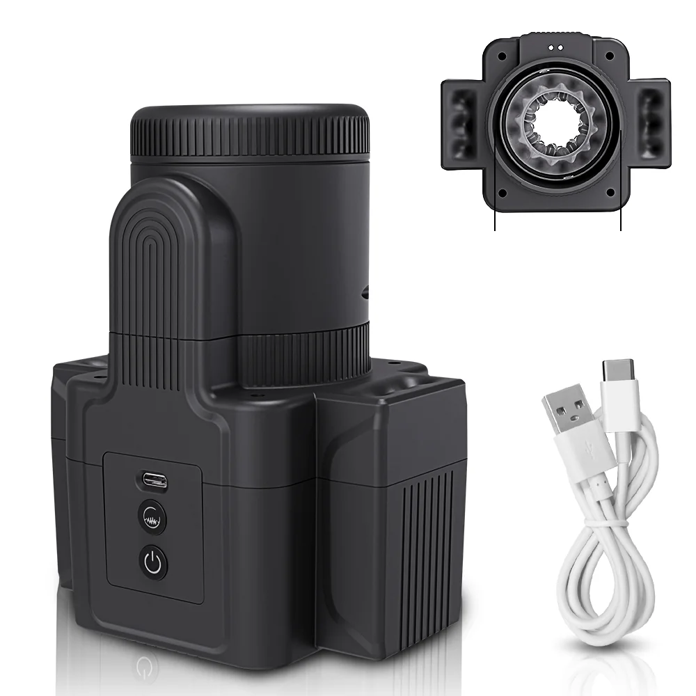 New Product Hidden design camera Male Sex Toy adults Penis Ejaculation Orgasm Rotating Telescopic Automatic Masturbation Cup