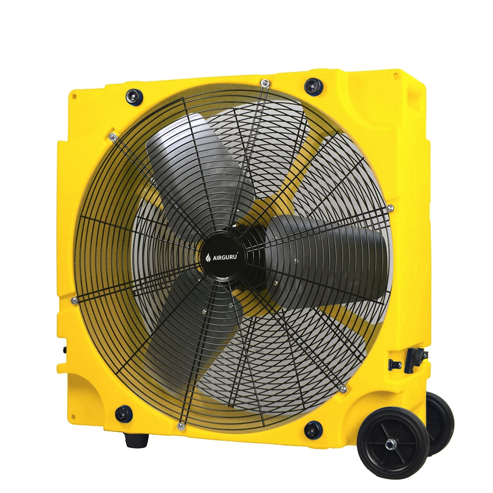 H Hot Sale Portable High-velocity Drum Fan Workshop Industrial air Mover Pedestal Carry Handle for Cooling Ventilation