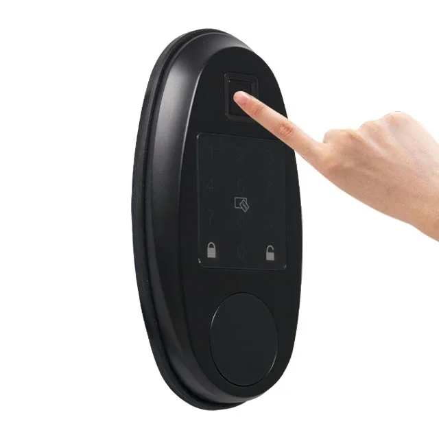 2021 Best Quality smart lock with tuya wifi Hotel Handle door lock without handle for USA wood door
