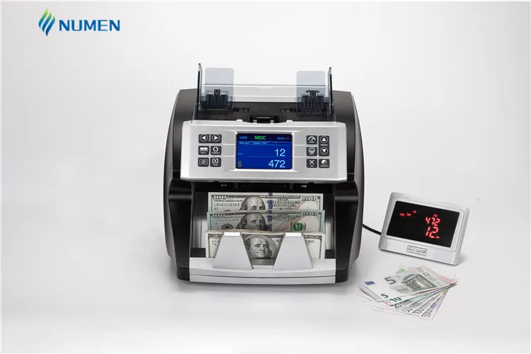 NUMEN SH 07C 4.3 Inch TFT Touch Screen Bill Counter Machine Note Sorting Machine Automatic Small with MG Detection