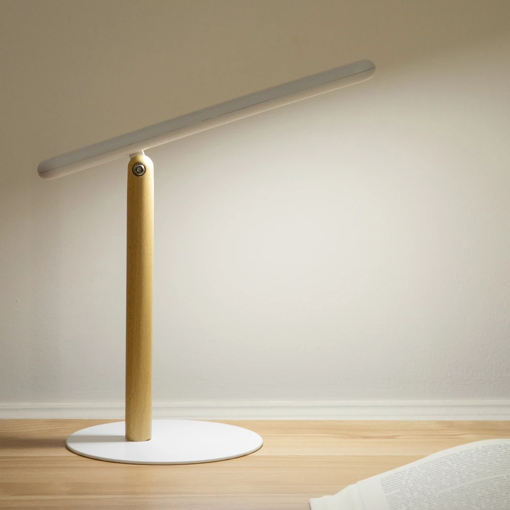 Rechargeable LED Desk Lamp - Eye-Caring Study and Reading Office Table Light for Home Office