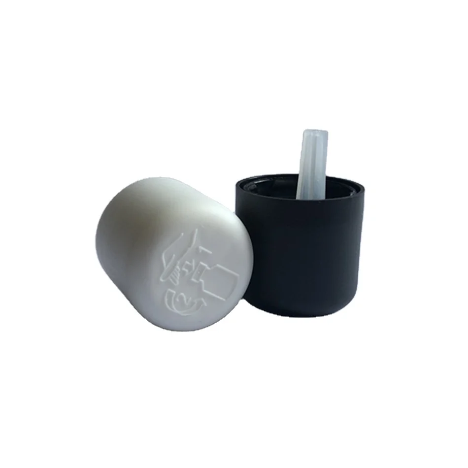 18/410 plastic child resistant cap, childproof cap with dropper PLUG, 18mm neck CRC screw cap with stopper