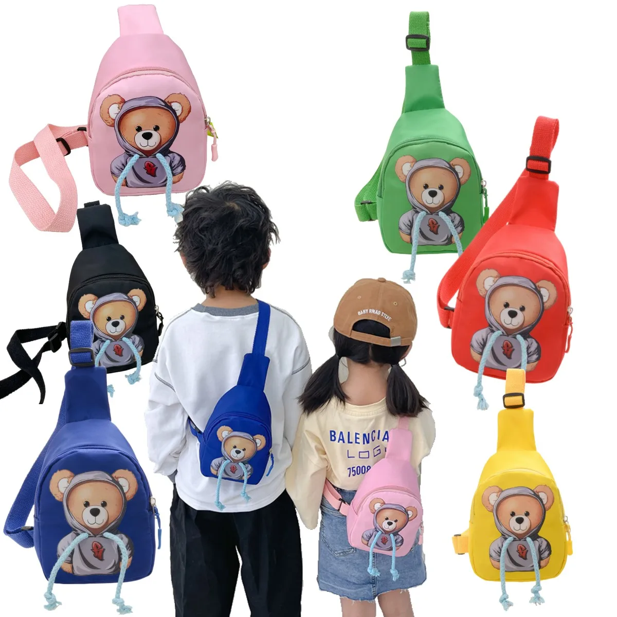 Yiwu Yiyuan Garment cartoon hand bag for kids girl print bag for kids girls school cute kids school bags for boy girl backpack