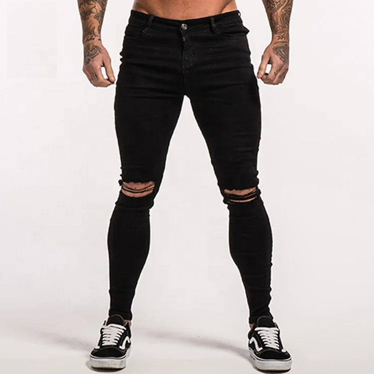 
High Quality Skinny Fit Washed Trousers Custom denim jeans pants new style jeans pent men ripped damaged jeans for men 