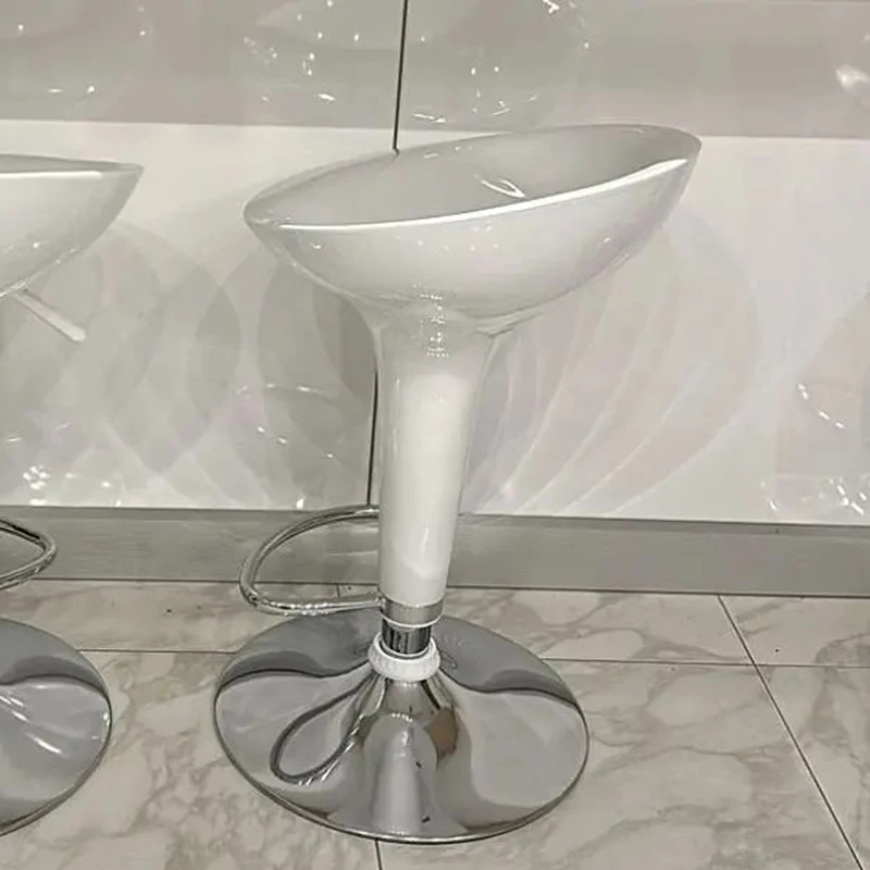 Factory Cheapest Price Chromed Base ABS Seat Bar Chairs Swivel Adjustable Bar Stools With Gas Lift