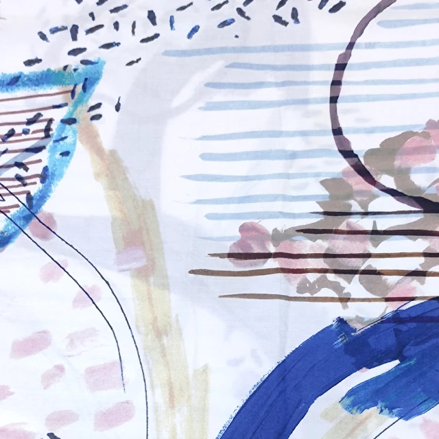 Wholesale Custom TC80 20 96 * 72 3D Flower Print Hawaiian Fabric For Interlock 100 Original Fabrics For Mens Sleepwear Dubai