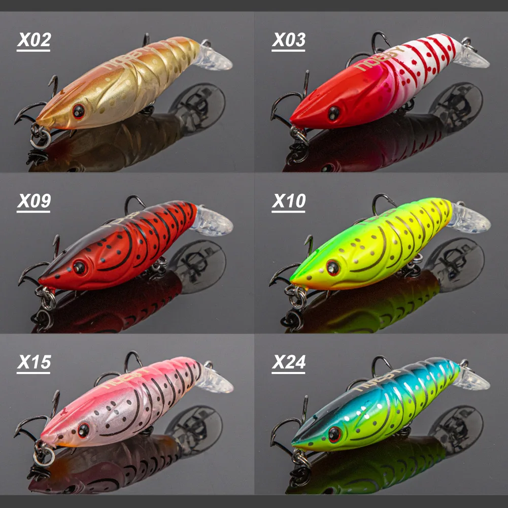 wholesale fish lure  Rattling VIB Winter Crankbaits Wobblers Perch Winter Fishing Tackle
