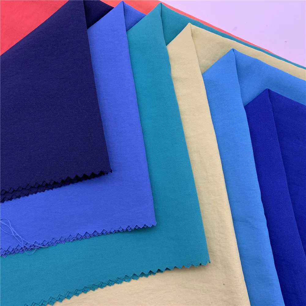 100% nylon crepe 228T nylon taslan waterproof peach skin beach shorts fabric