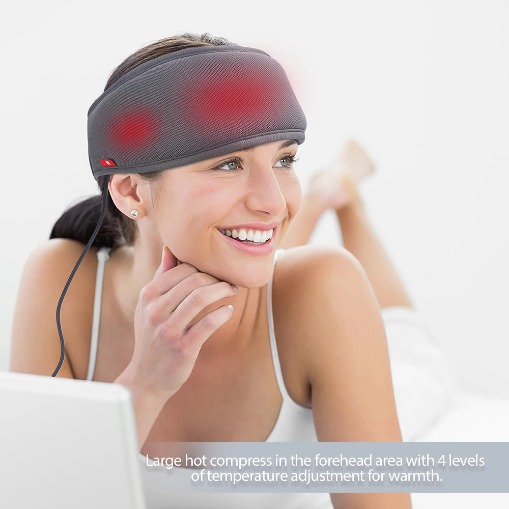 Pakcare OEM USB Electric 3D Weighted Heating Headband