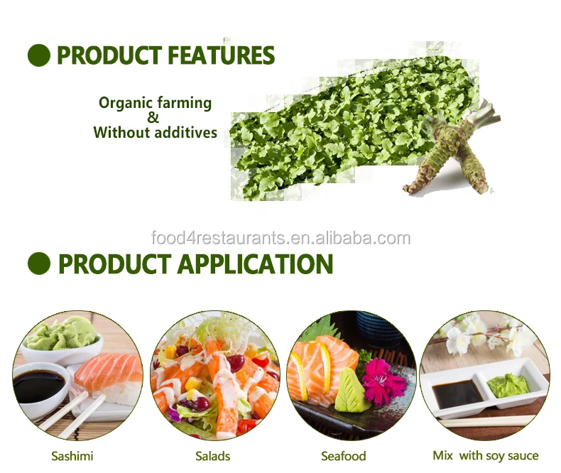 Premium Quality Japanese Condiment High Quality Wasabi Mustard Made from Natural Materials