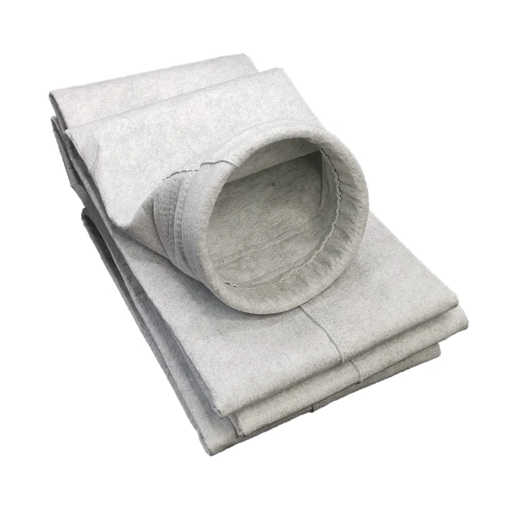 Needle Punched Felt Polyester Carbon Fiber Blended Antistatic Filter Bag