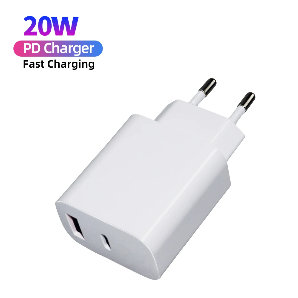 Прямая поставка от производителя, Лидер продаж US EU usb настенное зарядное устройство 18 Вт 20 Вт блок питания для мобильного телефона типа C для iPhone устройство для быстрой зарядки