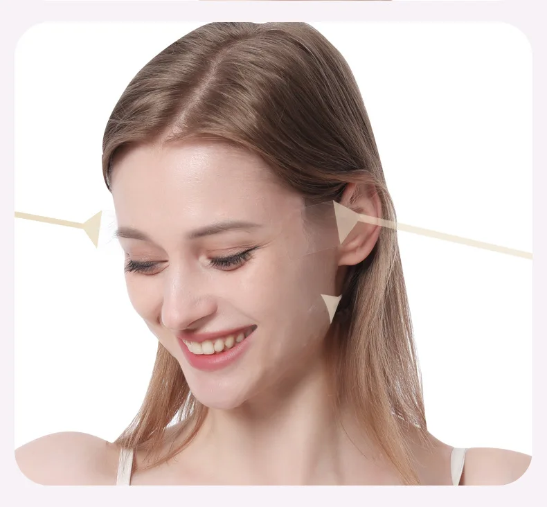 20pc Invisible Face Lift Stickers V Face Patch Small Pull Rope Instant Face and Eye Facial Mask Set Thin Anti Wrinkle